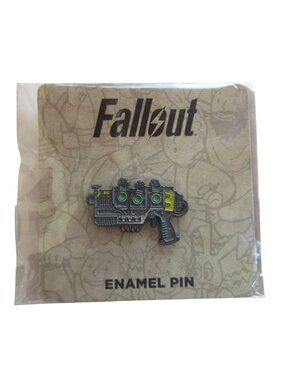 Enamel Pin - Fallout Plasma Gun - New In Package - Bethesda Culturefly